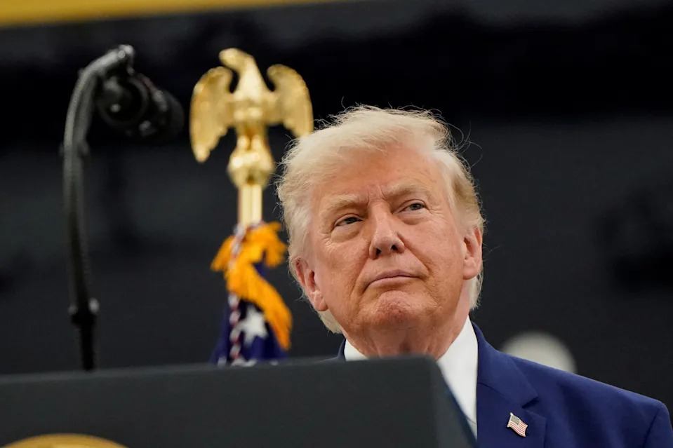 U.S. President Donald Trump is not happy with The New York Times, again. / Elizabeth Frantz / REUTERS