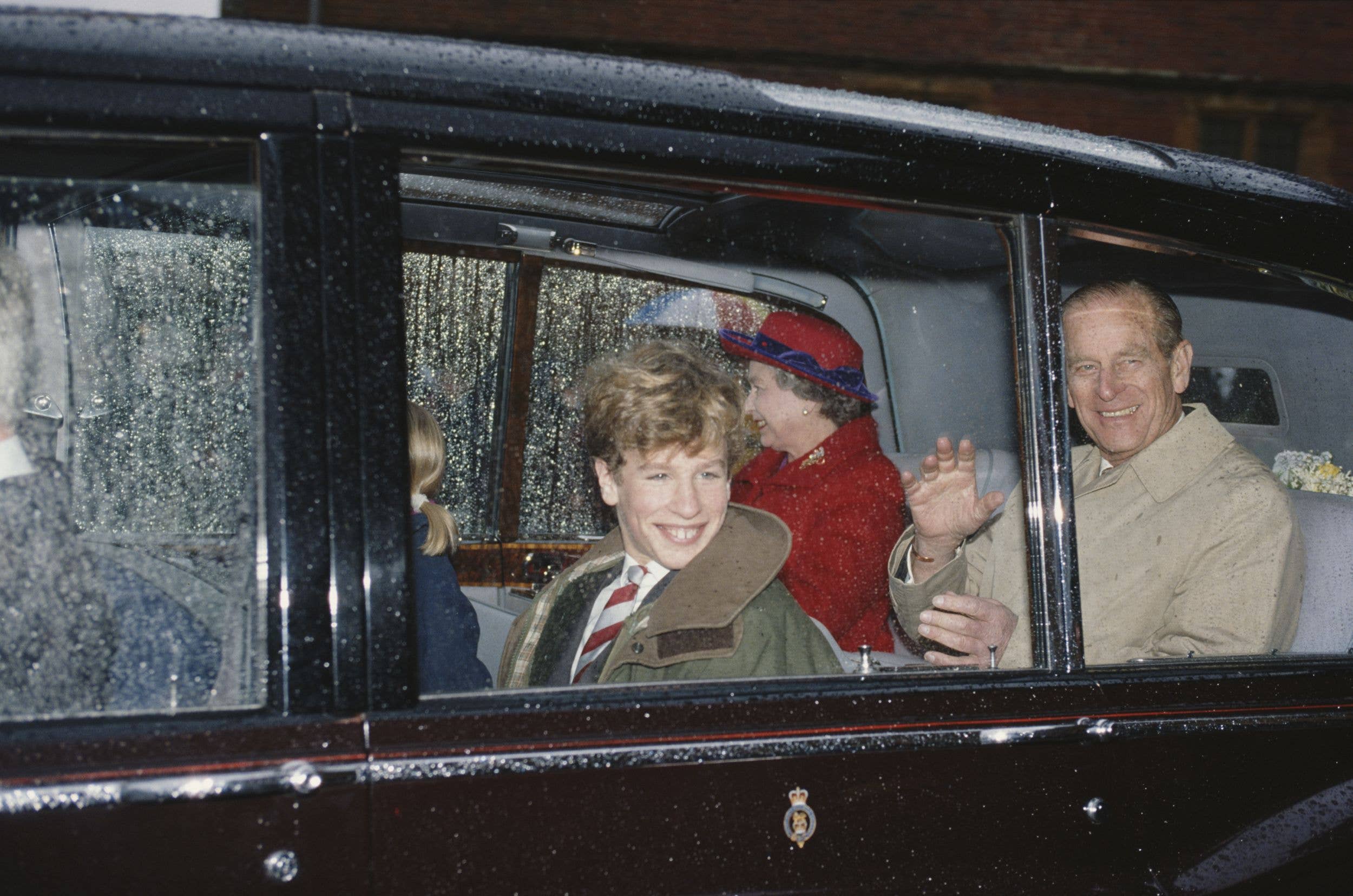 Queen Elizabeth and Prince Philip became first-time grandparents with the birth of Peter in 1977