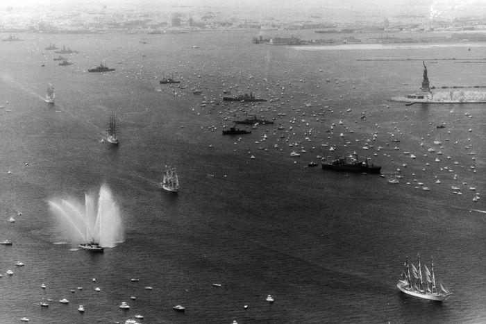 During OpSail ’76., thousands of small craft joined the celebration.