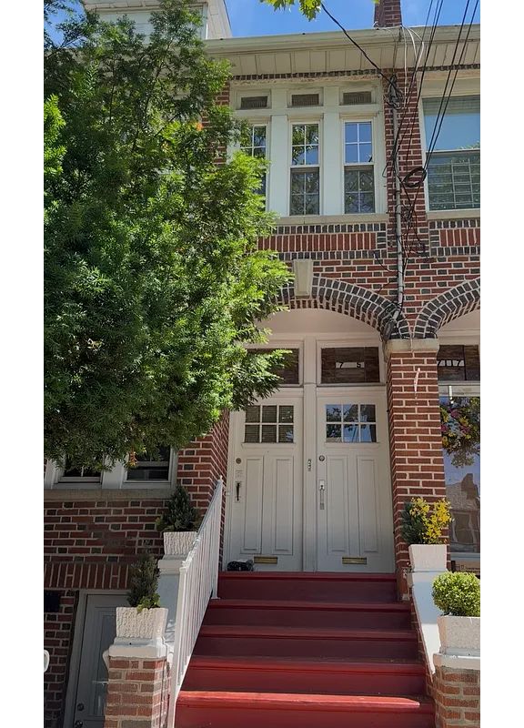 brick row house exterior