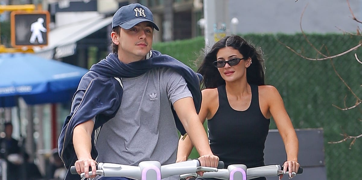 Kylie Jenner Wears Her Tabis for NYC Bike Ride With Timothée Chalamet