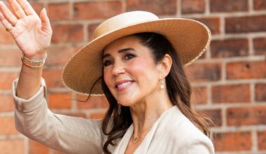 Queen Mary wears Princess Josephine's blouse and unexpected sneakers during romantic outing with King Frederik