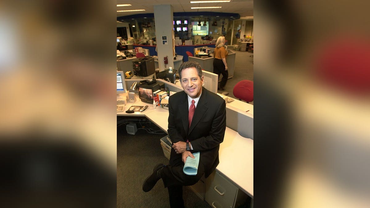 Channel 7 news anchor Bill Ritter in WABC's newsroom