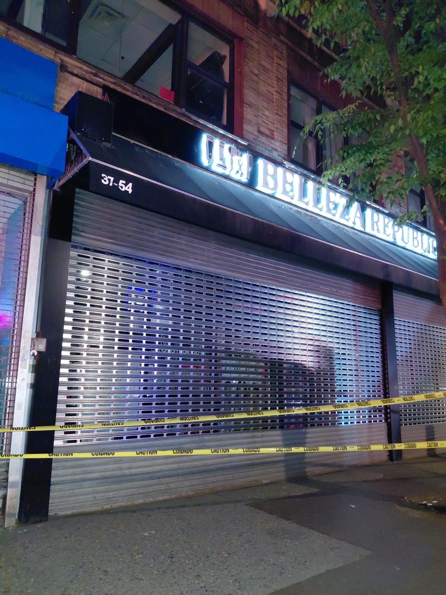 Fortunately for the injured boy, the 30-pound piece of concrete bounced off the commercial establishment's awning before striking the youngster. 