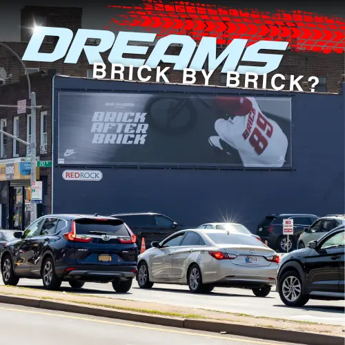 Nigel Sylvester Launches Brick After Brick Billboard Campaign