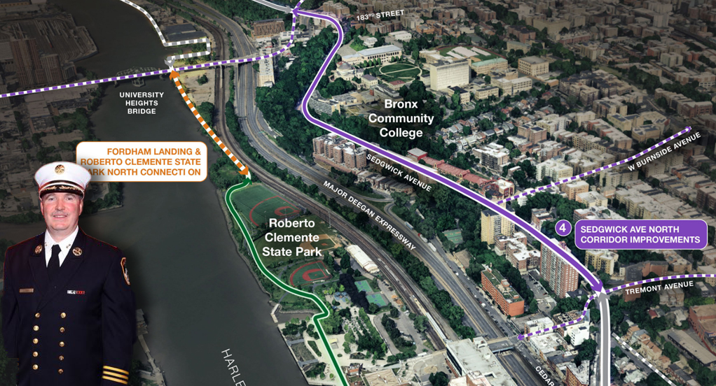 FDNY Brass Lobby Against Bronx Harlem River Greenway