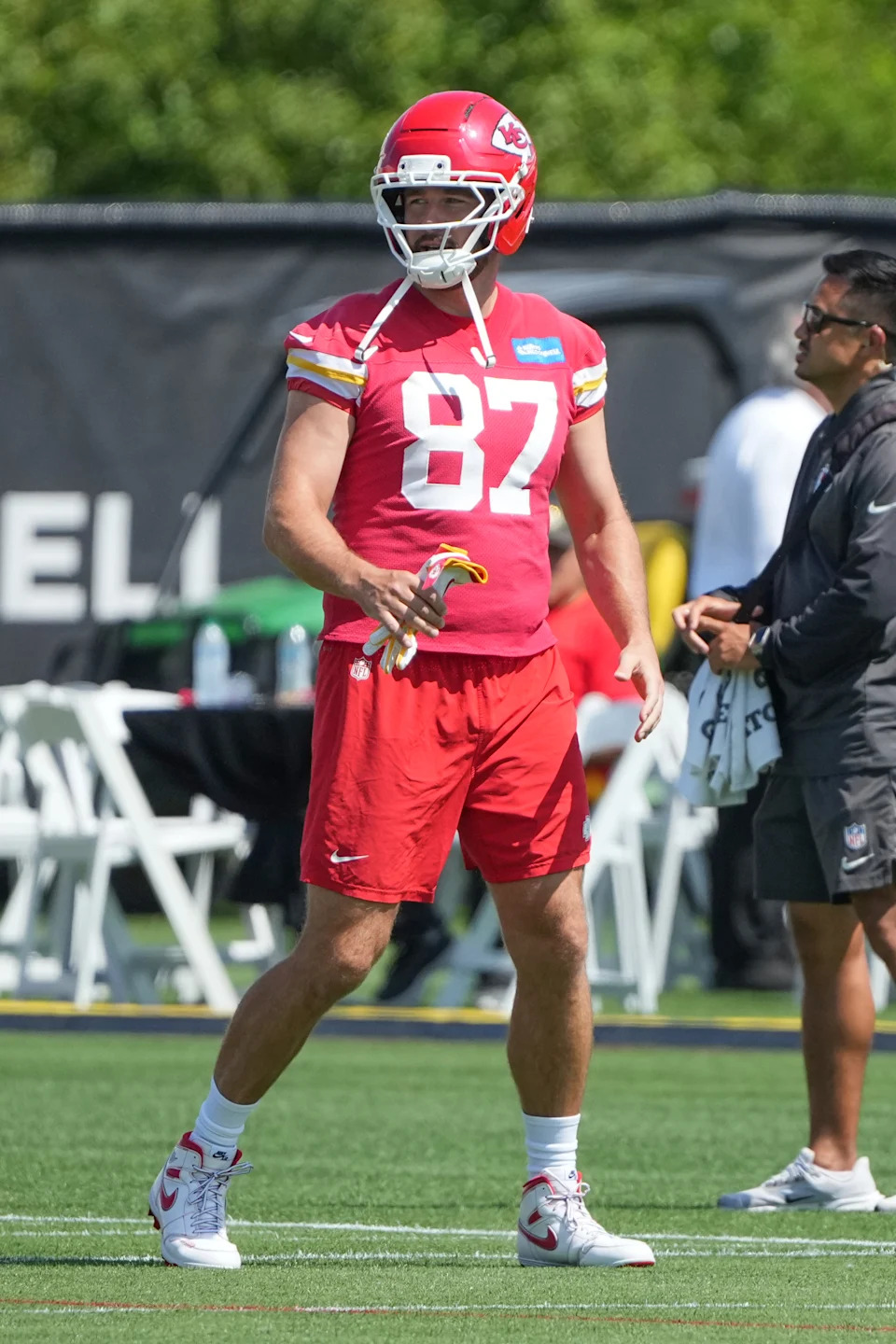 The NFL star is preparing to return to the field for his 14th season with the Chiefs. Denny Medley-Imagn Images