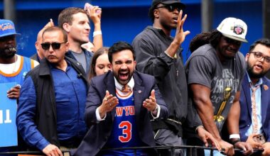 Key highlights from the Knicks parade in New York City that drew millions