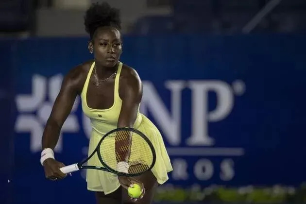 August 20, 2025, Monterrey, Nuevo Leon, Mexico: Alycia Parks USA in action against Emma Navarro USA during their match at the Monterrey Open WTA, Tennis Damen 500. Monterrey Mexico - ZUMAo125 0831016045st Copyright: xAntonioxOjedax | Source: Lastwordonsports.com - Steen Kirby
