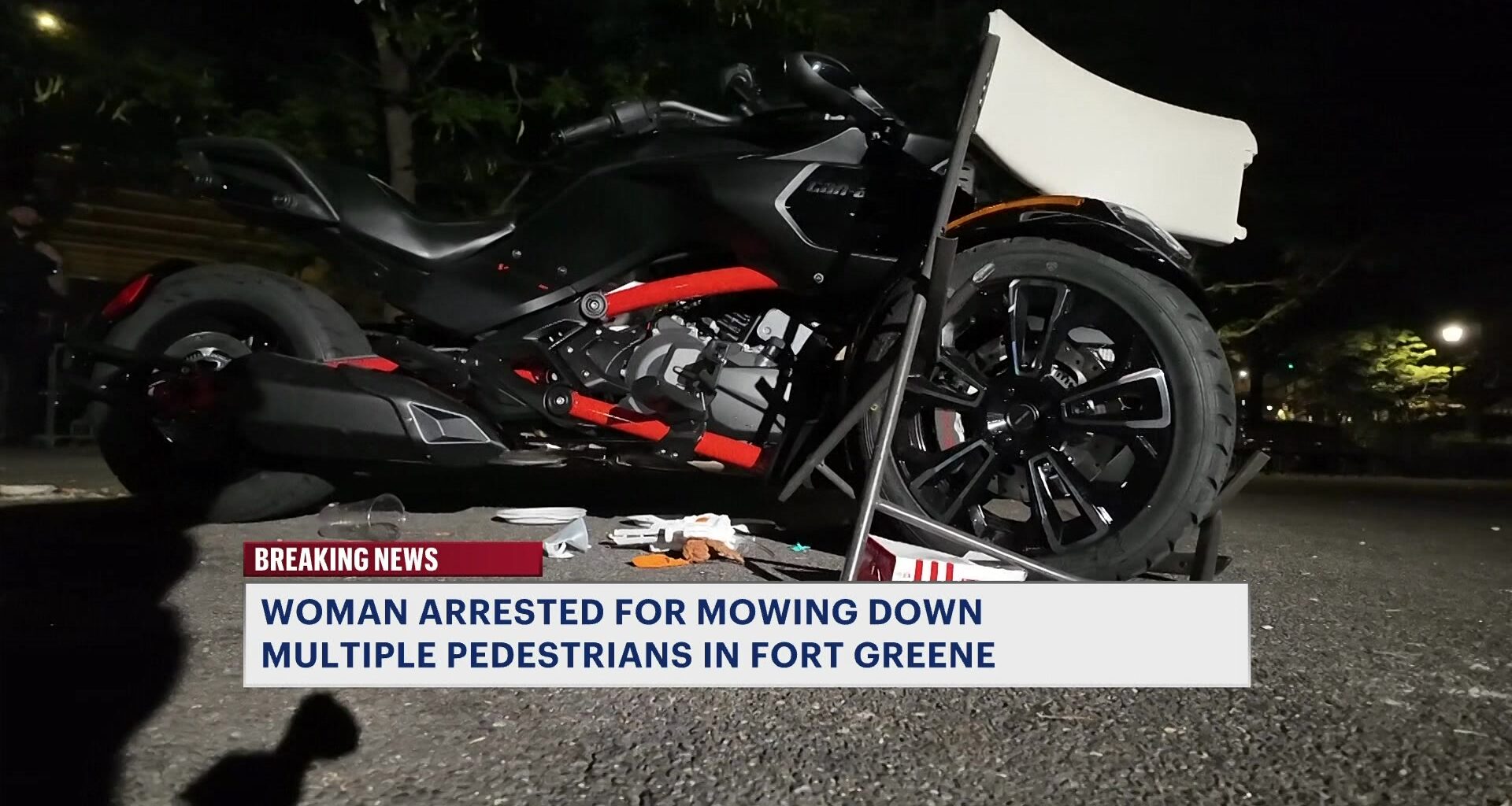 News 12 | Brooklyn | 13 Injured Driver Charged After Three Wheeled Motorcycle Crashes Into Crowd At Commodore Barry Park