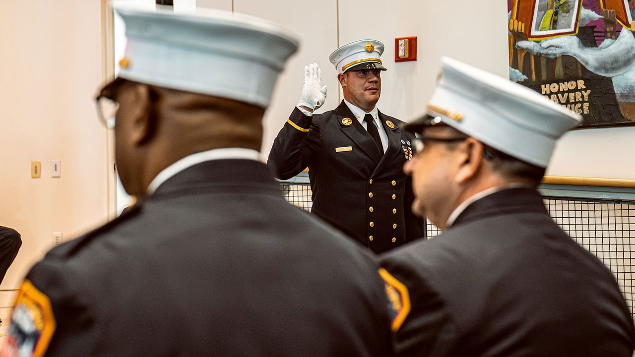 FDNY Promotion Ceremony for EMS officers