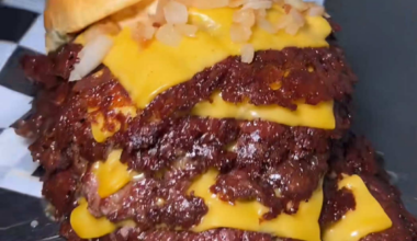 This Lower Manhattan Spot Is Serving A Five-Stack Smash Burger That Definitionally Defies Gravity