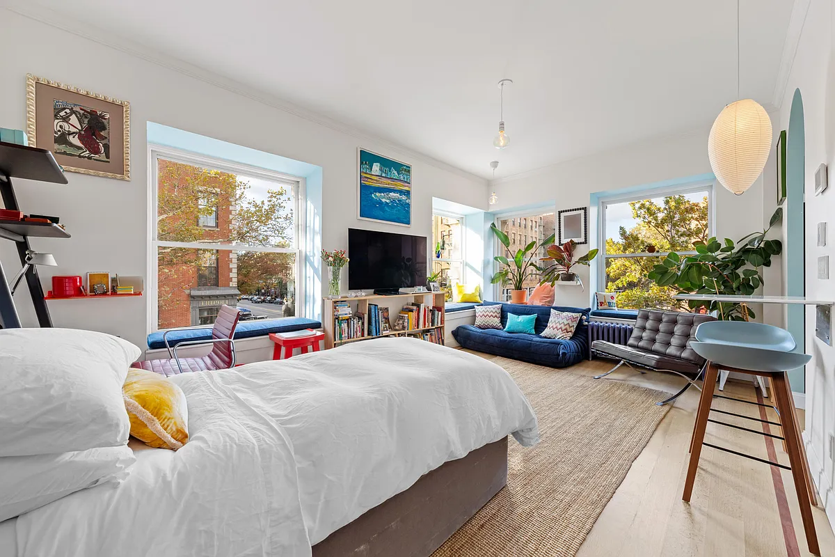 living space with two exposures