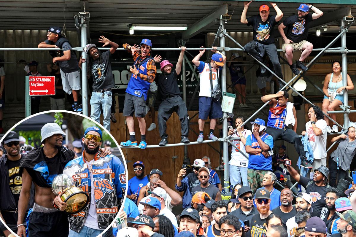 Knicks heralded as kings of NYC in estimated largest ticker tape parade in city's history