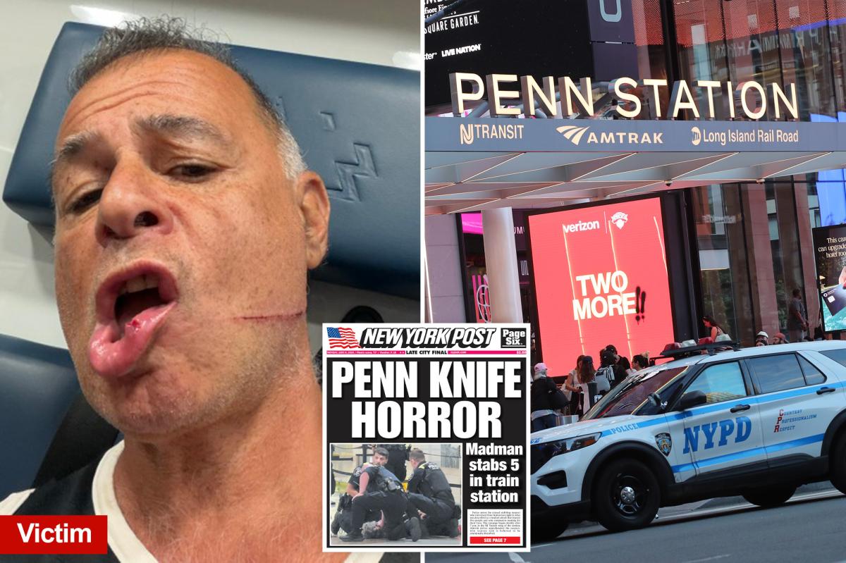 NYC Penn Station slasher had 'rage in his eyes,' victim says: 'Wanted to kill me'