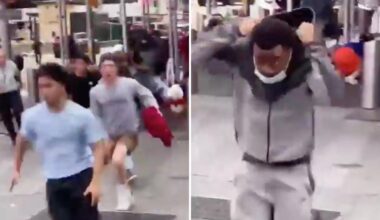 Gunshots ring out in Times Square, sending tourists running