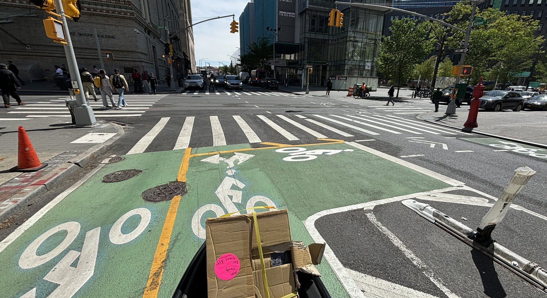 DOT Reveals Plan to Fill Infamous Bike Lane Gap on Ashland Place