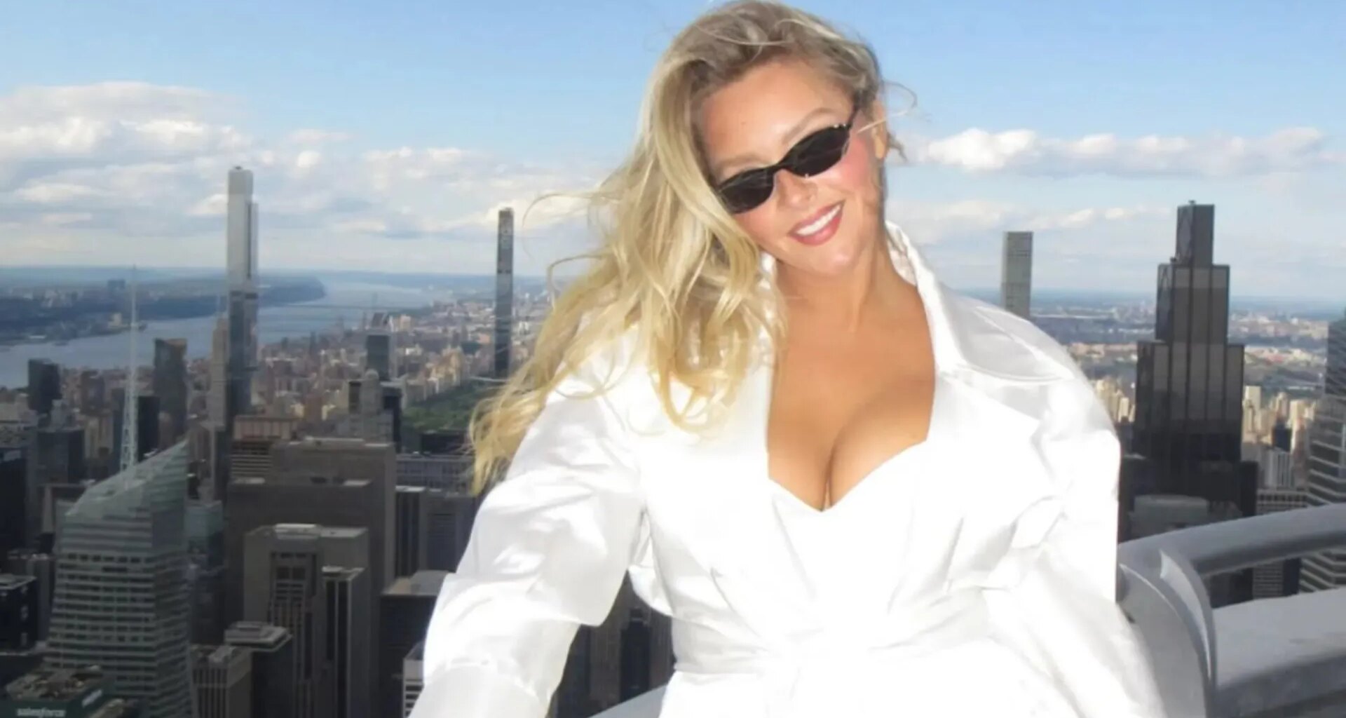 Rob Gronkowski's stunning Wag Camille Kostek looks sizzling in New York day out outfit