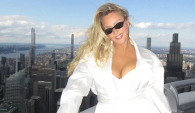 Rob Gronkowski's stunning Wag Camille Kostek looks sizzling in New York day out outfit