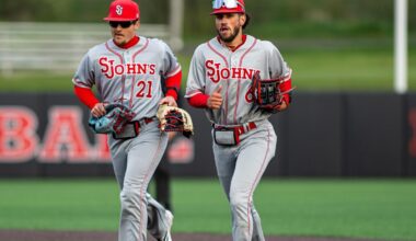 St. John's season on the brink after getting shut out by Alabama, ace Tyler Fay