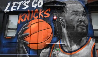 Knicks' art pops up all over NYC as fans paint the city orange and blue during historic championship run