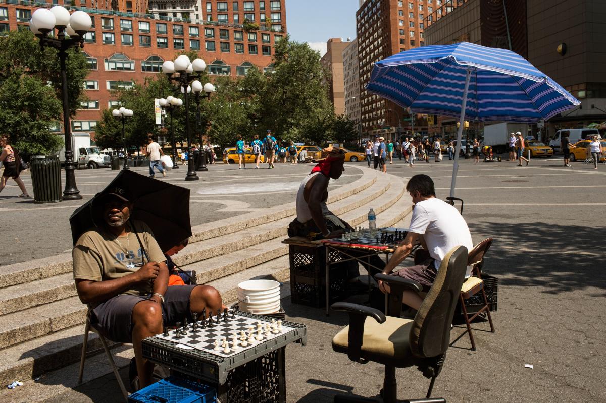 Chess player slashed at table in popular NYC park