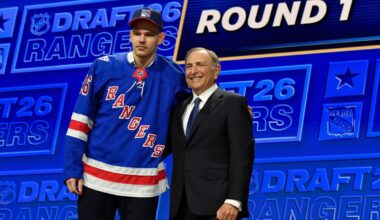 Rangers select Alberts Smits with No. 5 pick in 2026 NHL Draft