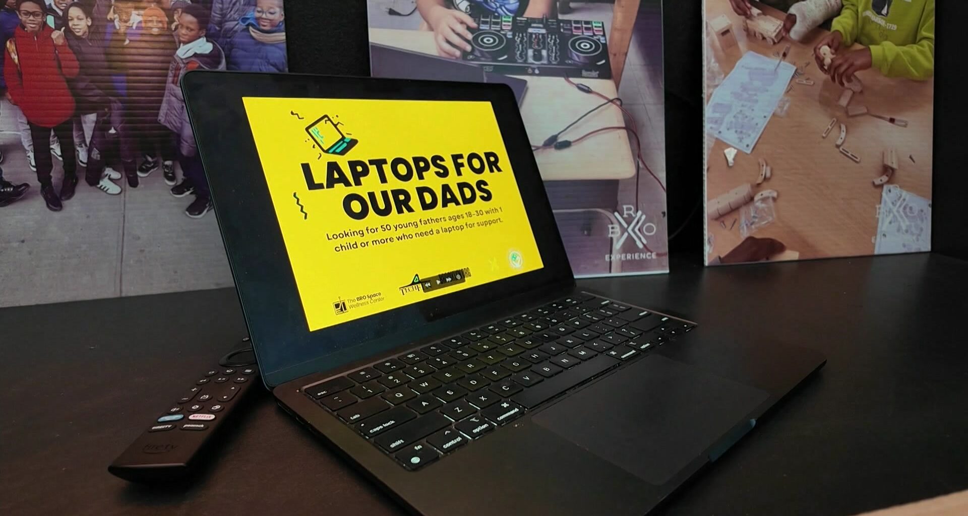 News 12 | Bronx | Brooklyn Fathers Receive Free Laptops From Tech Organization