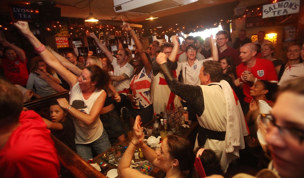 U.S. Soccer Fans Watch USA vs. England World Cup Match