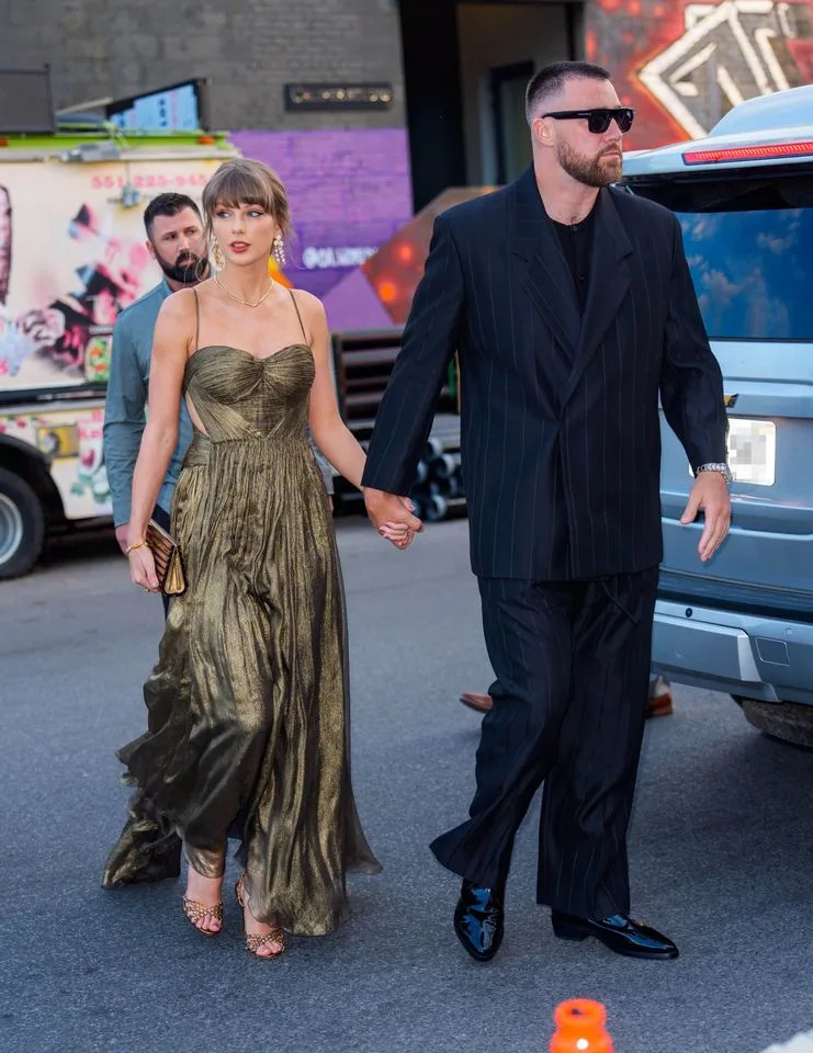 Taylor Swift and Travis Kelce in New York City on May 16, 2026.Credit: Getty Images