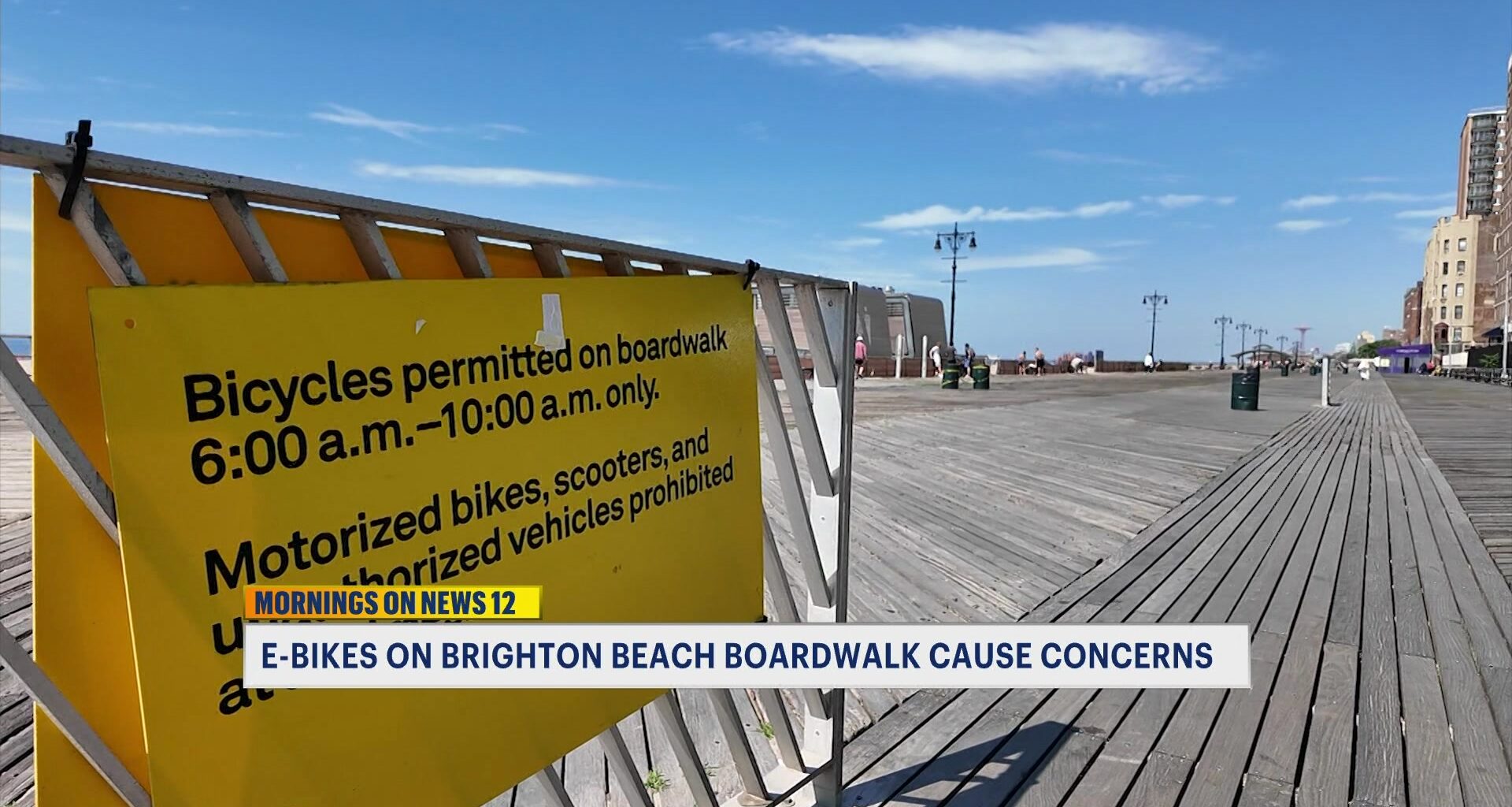 News 12 | Brooklyn | They Do Whatever Brighton Beach Residents Raise Concerns About E Bikes On Boardwalk