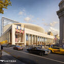 View From 8th Ave + 33rd Street, After. Image © PAU Designs Unveiled for New York City's Penn Station by PAU and HNTB-HOK - Image 5 of 13