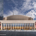 View From 8th Ave Elevation, After. Image © PAU Designs Unveiled for New York City's Penn Station by PAU and HNTB-HOK - Image 3 of 13