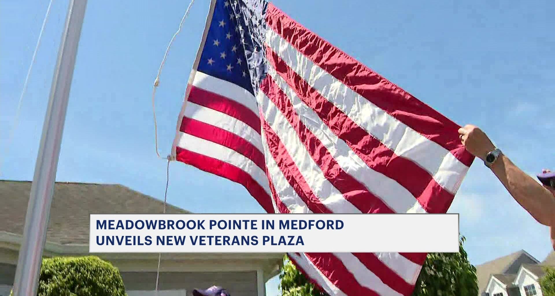 News 12 | Bronx | Veterans Welcomed Home With New Veterans Plaza At Meadowbrook Pointe
