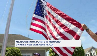 News 12 | Bronx | Veterans Welcomed Home With New Veterans Plaza At Meadowbrook Pointe