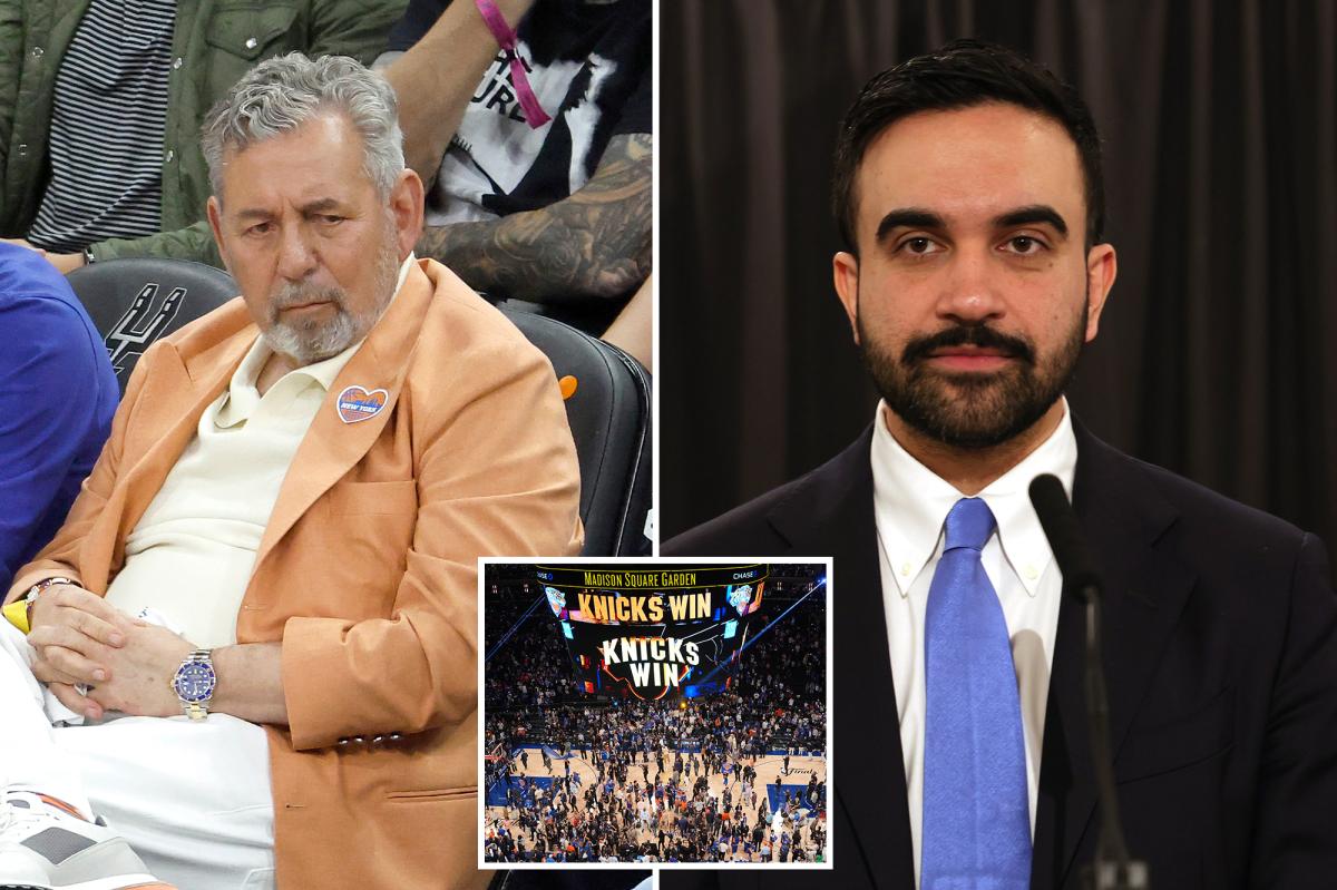 Mamdani, Dolan would have to bury hatchet for potential massive Knicks ticker-tape parade if they win NBA Finals