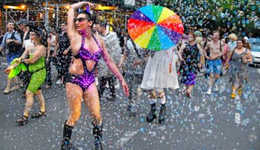 Masks, heels, and love: Drag March lights up Lower Manhattan during Pride Weekend celebration