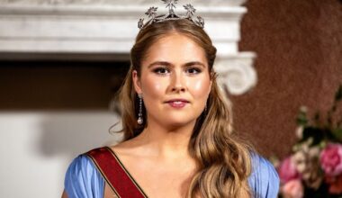 Princess Amalia's fairytale blue gown carried a hidden tribute to three Dutch queens