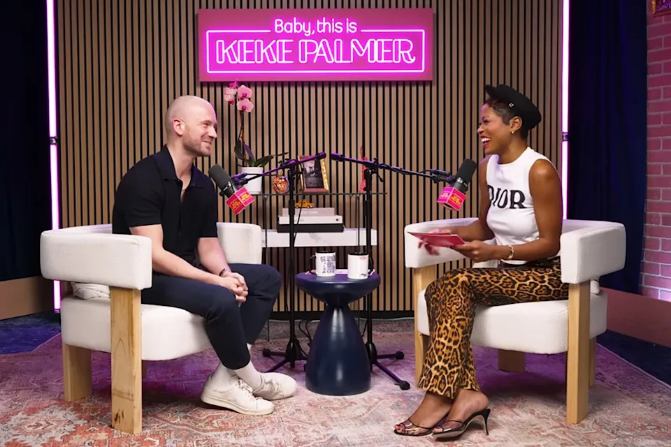 Sean Evans and Keke Palmer on the 'Baby, This Is Keke Palmer' podcastCredit: Baby, This is Keke Palmer/YouTube