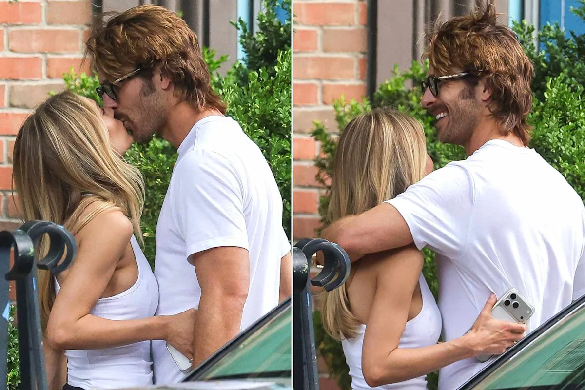 Glen Powell and Michelle Randolph Share a Kiss During N.Y.C. Outing