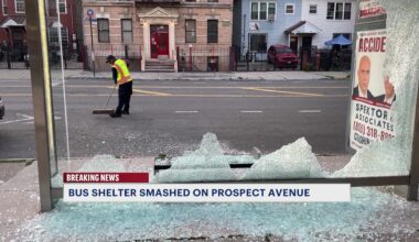 News 12 | Bronx | Bus Shelter Smashed On Prospect Avenue