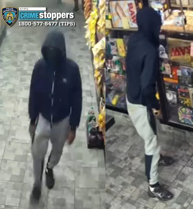 Police are looking for four men accused of seven robberies throughout Brooklyn and Queens