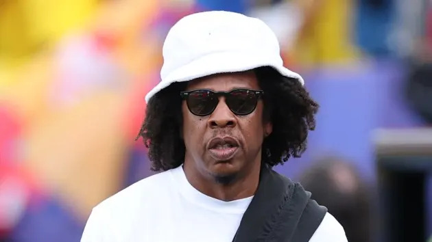 Jay-Z is seen before the FIFA World Cup 2026 Group E match between Cote D'Ivoire and Ecuador at Philadelphia Stadium on June 14, 2026, in Philadelphia, Pennsylvania. (Photo by Dan Mullan/Getty Images)