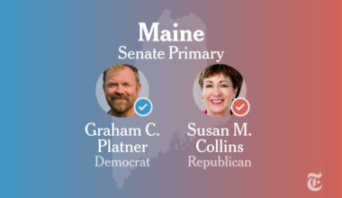 Maine U.S. Senate Primary 2026: Live Election Results