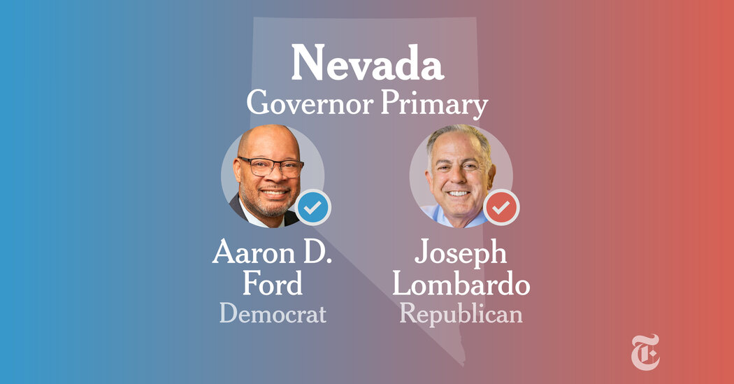Nevada Governor Primary 2026: Live Election Results