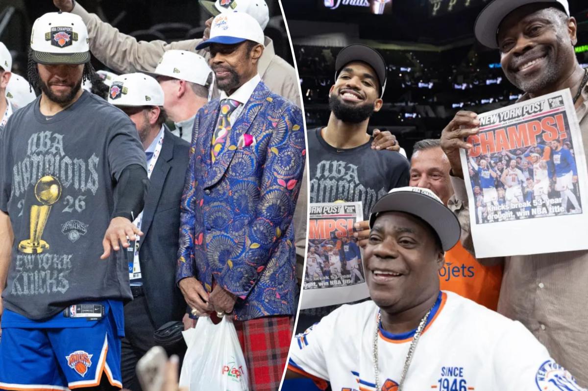 Walt Frazier, Patrick Ewing joining Knicks for NYC parade