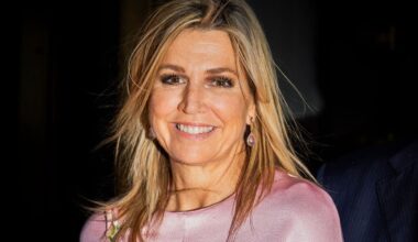 Queen Máxima turns heads in lace dress and unexpected accessories in Nijmegen