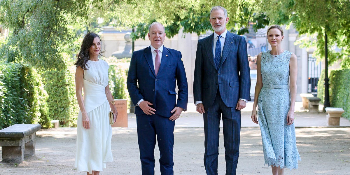 Princess Charlene Makes Her First Official Visit to Spain, Meeting Queen Letizia in Madrid