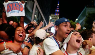 A night of raw emotion and chaos: 63 arrested as Knicks fans celebrate NBA championship