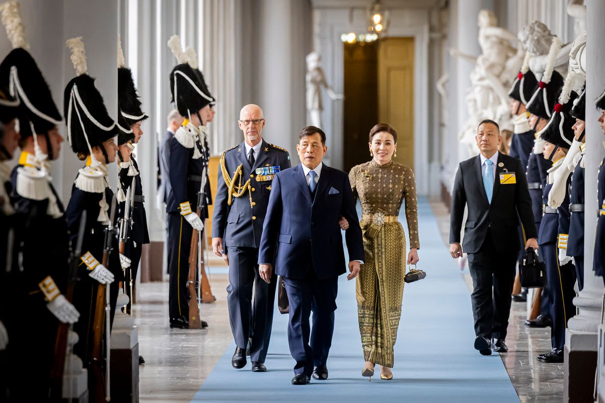 The Thai King and Queen's visit to France includes stops at Les Invalides, the Élysée Palace, the Arc de Triomphe, Paris City Hall, the Museum of Decorative Arts, and Airbus facilities in Toulouse.